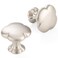 ASKANO 10 Pack 114 Inch Brushed Nickel Cabinet Knobs Satin Nickel Drawer Knobs Silver Cabinet Pulls 2502 Solid Kitchen Hardware for Cabinets Drawers Bedroom Dresser Bathroom Vanity Cupboard Closet