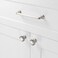 ASKANO 10 Pack 114 Inch Brushed Nickel Cabinet Knobs Satin Nickel Drawer Knobs Silver Cabinet Pulls 2502 Solid Kitchen Hardware for Cabinets Drawers Bedroom Dresser Bathroom Vanity Cupboard Closet