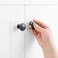 ASKANO 10 Pack 114 Inch Round Matte Black Cabinet Knobs Black Drawer Knobs Black Cabinet Pulls ZK2409 Solid Kitchen Hardware for Cabinets Drawers Bedroom Dresser Bathroom Vanity Cupboard