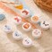 AVENLAND Wooden Drawer Knobs with Screws Animal Pattern Furniture Pulls for Nursery Room Round Cabinets Knobs Pulls for Kitchen and Closet 9 Pack