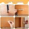 AVENLAND Wooden Drawer Knobs with Screws Animal Pattern Furniture Pulls for Nursery Room Round Cabinets Knobs Pulls for Kitchen and Closet 9 Pack