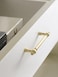 BEILEIOU Brushed Gold Zinc Alloy Cabinet Pulls 33496mm Hole Center Classic Vintage Drawer HandlesKitchen Cupboard Bathroom Dresser Cabinet Hardware Handles