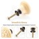 Bivethoi 10PCS Light Yellow Ceramic Dresser Knobs 13 Inch 34mm Retro Drawer Pulls Vintage Wardrobe Door Knobs