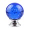BNYZWOT 12 PCS Crystal Cabinet Knobs Round Glass Bubbles Knobs Smooth Drawer Pulls Handle for Home Cabinet Drawer and Dresser with 3 Different Size Screws 30MM Light Blue