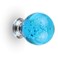 BNYZWOT 12 PCS Crystal Cabinet Knobs Round Glass Bubbles Knobs Smooth Drawer Pulls Handle for Home Cabinet Drawer and Dresser with 3 Different Size Screws 30MM Sky Blue