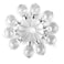 BNYZWOT Round Shape Crystal Glass 30mm Kitchen Cabinet Door Drawer Knob Cupboard Dresser Wardrobe Pull Handle with Screws 10Pcs Clear