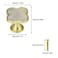 Brosay 4 Pcs Clover Cabinet Knobs FourLeaf Drawer Handles Zinc Alloy Flower Drawer Pulls Gold Vintage Knobs with Screws for Kitchen Wardrobe Bathroom Office Ink