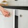 Brosay 4 Pcs Hexagon Cabinet Knobs Zinc Alloy Drawer Pulls with Screws for Kitchen Bathroom Office Marble Closet Door Dresser Drawers KnobsGrey