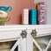 Brosay Ship Rudder Knobs Nautical Wheel Cabinet Drawer Pulls Beach Themed Coastal Drawer Knobs for Furniture Wardrobe Cupboard Decorative Single Hole Handles 4 Pcs Bronze