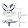 Brosay Silver Butterfly Drawer Knobs Kitchen Hardware for Cabinets Cute Animal Dresser Knobs Furniture Cupboard Handles Single Hole Cabinet Knobs 4 Pcs Silver