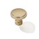 CABDM 10 Pack Brushed Gold Cabinet Knobs 114 Inch Vintage Brushed Brass Cabinet Hardware Kitchen Cabinet Handles for Bathroom Drawer Pulls Dresser Pulls