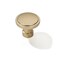 CABDM 2 Pack Champagne Bronze Cabinet Knobs 114 Inch Vintage Satin Brass Cabinet Hardware Kitchen Cabinet Handles for Bathroom Drawer Pulls Dresser Pulls