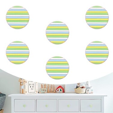 CcHhyyt 6pcsSet Cartoon Shape Soft Rubber Round Knobs for Cabinet Handle Pulls Drawer Closets Organizer Box Bookcase E Pink