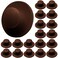 Cionyce 20 Pcs SelfStick Kitchen Cabinet Knobs Adhesive Drawer Pulls Helper Stick Knobs for Cabinet Dresser Wardrobe Coffee Color