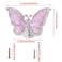 CPELLESSE 6PCS Butterfly Cabinet Knobs Dressing Table Butterfly Knobs Crystal Cabinet Handle Furniture Hardware Handle Jewelry Box Single Hole Pulls