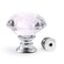 CZC HOME 25 PCS Diamond Crystal Glass Pull Handle Cabinet Knobs Cupboard Drawers Cabinet Dresser Bookcase Wardrobe 30mm Transparent