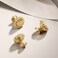dairazan BrushedGold Drawer Cabinet Knobs 2 Pack Solid Brass Handles Hardware for Dresser Kitchen Bedroom Bathroom