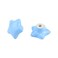 Dnyta 6 Pcs Star Shaped Ceramic Knobs Decorative Pulls Cute Cabinet Dresser Pulls for Wardrobe Drawers Cabinets Jewelry Box Star Shaped Blue