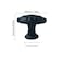 Eledabra 4 Pack of Matte Black Kitchen Cabinet Knobs Pulls Matte Round Farmhouse Dresser Handles Drawer Knobs for Modern Home Furniture Door Victorian Floral Pattern