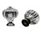 Eokoaiee Set of 10 Acrylic Pumpkin Knobs Handles Pulls for Cabinets Cupboard Dresser Drawers Kitchen Furniture or Kids Room Silver Base
