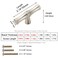 ESreake 6Pcs Bamboo Shape Solid Zinc Alloy Cabinet Knobs Handle pulls Dresser Drawer Cabinet Cupboard Closet Door Pull Decorative Furniture Accessories Knobs Single Hole Silver