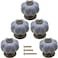 ESreake Yusheng 5 Pack Vintage Ceramic Pumpkin Cabinet Knobs Kitchen Cabinet Drawers Dresser Cupboard Pull Handles Door Pulls with 3 Kinds of Screws 5 Pack Lake Blue