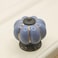 ESreake Yusheng 5 Pack Vintage Ceramic Pumpkin Cabinet Knobs Kitchen Cabinet Drawers Dresser Cupboard Pull Handles Door Pulls with 3 Kinds of Screws 5 Pack Lake Blue