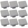 FarBoat 6pcs 11Inch Cabinet Furniture Knobs Square Ceramic Drawer Knobs Wave Pattern Cabinet Pulls Handles for Cupboard Dresser Closet Furniture Hardware Gray