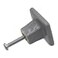 FarBoat 6pcs 11Inch Cabinet Furniture Knobs Square Ceramic Drawer Knobs Wave Pattern Cabinet Pulls Handles for Cupboard Dresser Closet Furniture Hardware Gray