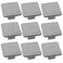 FarBoat 6pcs 11Inch Cabinet Furniture Knobs Square Ceramic Drawer Knobs Wave Pattern Cabinet Pulls Handles for Cupboard Dresser Closet Furniture Hardware Gray