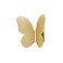 FAYZSOWSR 2PCS Butterfly Cabinet Knobs Gold Butterfly Single Hole Knob Half Moon Knob Brushed Brass Wardrobe Knobs Art Deco Handle for Cabinets Childrens Room Decorative Pull