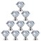 FENSING 10 Pcs 30MM Kitchen Cabinet Knobs and Drawer Pulls Silver Glass Crystal Knobs for Dresser Drawers Glass Dresser HandlesSilver
