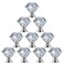 FENSING 10 Pcs 30MM Kitchen Cabinet Knobs and Drawer Pulls Silver Glass Crystal Knobs for Dresser Drawers Glass Dresser HandlesSilver