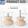 FoDau770 15pcs Unfinished Wood Knobs Mushroom Shape Cabinet Knobs Vintage Drawer Pulls Natural Wooden Cabinet Hardware for Furniture Drawer Dresser Wardrobe Cupboard 112 Diameter