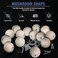 FoDau770 30pcs Unfinished Wood Knobs Round Ball Cabinet Knobs Vintage Drawer Pulls Natural Wooden Cabinet Hardware for Furniture Drawer Dresser Wardrobe Cupboard 112 Diameter