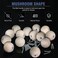 FoDau770 30pcs Unfinished Wood Knobs Round Ball Cabinet Knobs Vintage Drawer Pulls Natural Wooden Cabinet Hardware for Furniture Drawer Dresser Wardrobe Cupboard 112 Diameter