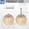FoDau770 30pcs Unfinished Wood Knobs Round Ball Cabinet Knobs Vintage Drawer Pulls Natural Wooden Cabinet Hardware for Furniture Drawer Dresser Wardrobe Cupboard 112 Diameter