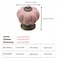 GDQLCNXB 10 Pack Vintage Ceramic Pumpkin Cabinet Knobs Kitchen Cabinet Drawers Dresser Cupboard Pull Handles Door Pulls with 3 Kinds of ScrewsPink