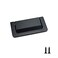 Geesatis 8 Pcs Black Sliding Closet Door Handles29in Length Cabinet Flush Recessed Handle PullsRectangular Pull Handle Locker with Mounting Screws