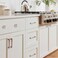 GRANTENOV 6 Pack 114 inch Antique Copper Kitchen Cabinet Knobs Dresser Drawer Knobs Solid Zinc Alloy Square Vintage Copper Single Hole Cabinet Pull Handle Hardware for Cupboard Drawer Dresser