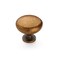 HARPOON 10 Pack Cabinet Knobs Vintage Round Knob Kitchen Bar Cabinet Hardware 12 inch Single Hole Antique Brass