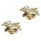 HEVSTIL 2Pack Gold Bee Shape Cabinet KnobNature Theme Single Hole Pulls for Cabinet Dresser Knobs Furniture Door