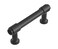 Hickory Hardware 1 Pack Solid Core Kitchen Cabinet Pulls Luxury Cabinet Handles Hardware for Doors Dresser Drawers 3 Inch Hole Center Matte Black Piper Collection
