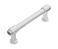 Hickory Hardware 1 Pack Solid Core Kitchen Cabinet Pulls Luxury Cabinet Handles Hardware for Doors Dresser Drawers 334 Inch 96mm Hole Center Chrome Piper Collection