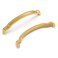 Hickory Hardware Solid Core Kitchen Cabinet Pulls Luxury Cabinet Handles Hardware for Doors Dresser Drawers 5116 Inch 128mm Hole Center Brushed Golden Brass Veranda CollectionPack of 1
