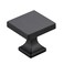 Home Expert 20 Pack Cabinet Knobs Black Kitchen Hardware for Cabinets Drawers Dresser Matte Square Pulls
