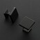 Home Expert 20 Pack Cabinet Knobs Black Kitchen Hardware for Cabinets Drawers Dresser Matte Square Pulls