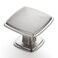 Home Expert 5 Pack Brushed Nickel Kitchen Cabinet Knobs Silver for Cabinets Drawers Dressers Closet Doors