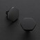 Home Expert Black Cabinet Knobs 10 Pack Solid Kitchen Cabinet Knobs Hexagon 11 Flat Black Knobs for Kitchen Cabinets and Drawers Dresser Knobs