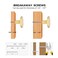 Home Expert Gold Cabinet Knobs 5 Pack Solid Kitchen Cabinet Knobs Hexagon 11 Brushed Gold Knobs for Kitchen Cabinets and Drawers Dresser Knobs